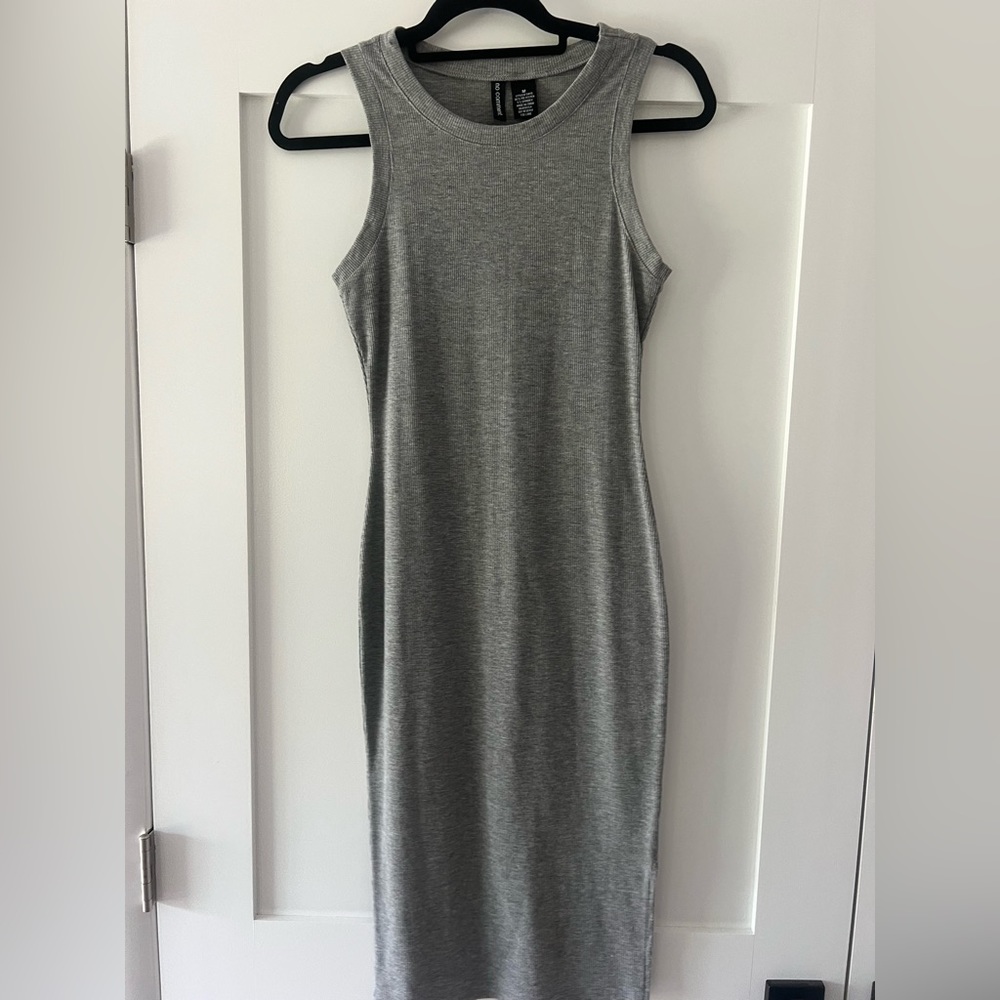 No Comment Ribbed Mini Dress